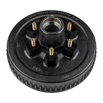 Acessórios de reboque Peças de ferro fundido 10&quot; 12&quot; tambor de travagem para casa móvel para 3500 7000 lbs eixo