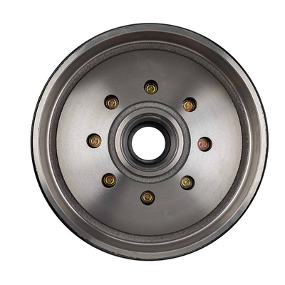 Peças de reboque 7000 lb 8 Lug 6 1/2 12 polegadas tambor de travagem para durabilidade e travagem do reboque