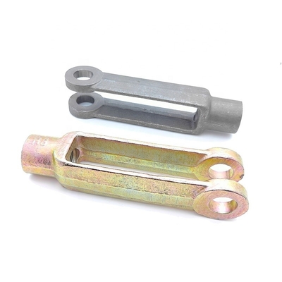 Cabeça de aço carbono de alta precisão forjada Clevis Endes de jugo roscado para encomendas personalizadas