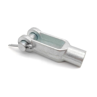 Cabeça de aço carbono de alta precisão forjada Clevis Endes de jugo roscado para encomendas personalizadas