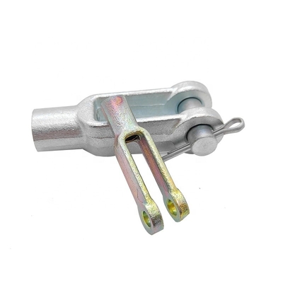 Cabeça de aço carbono de alta precisão forjada Clevis Endes de jugo roscado para encomendas personalizadas