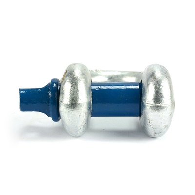 Alças de líra de elevação personalizadas galvanizadas forjadas Anchor Shackle por OEM Steel Forgings