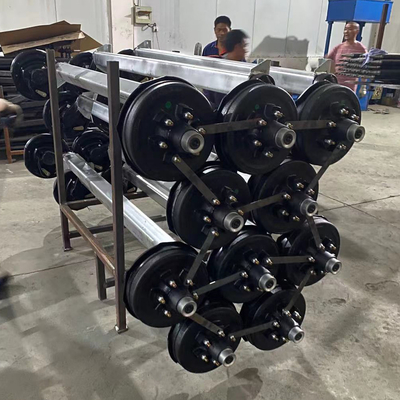 5200 lb 6 Lug Eletric Brake Trailer Axle Assembly para 6 parafusos em 5.5 &quot;padrão de parafusos