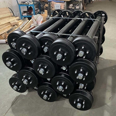Peças de reboque em 3500 lb 5 lug Electric Brake Trailer Axle Assembly