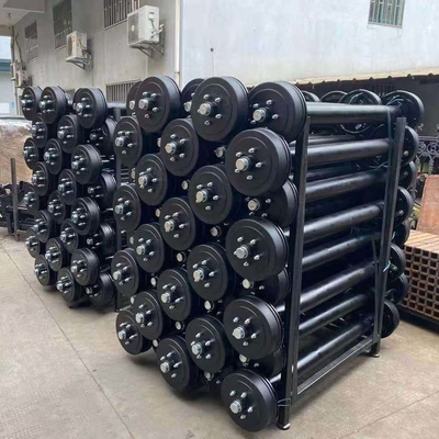 Peças de reboque em 3500 lb 5 lug Electric Brake Trailer Axle Assembly