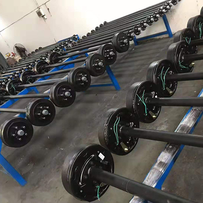 Peças de reboque em 3500 lb 5 lug Electric Brake Trailer Axle Assembly