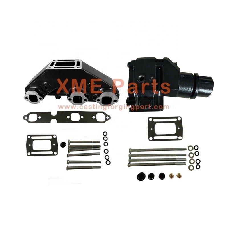 Manifoldes de escape e elevadores para motores Volvo Penta/OMC 4.3 V6