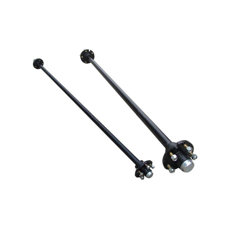 3500lb Max Carga útil eixos de reboque de barco e hubs feitos de material de aço carbono durável